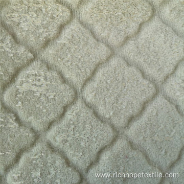 Luxury Short Plush Velvet Embossed PV Fabric